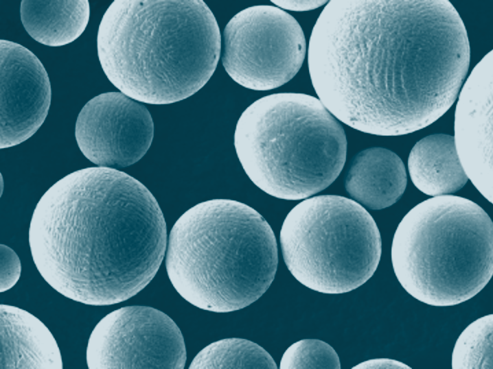 SEM image of gas atomized PURESPHERE powder